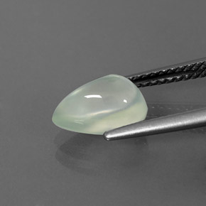 Prehnita verde natural 2,08ct, transparente, transparente/translúcido