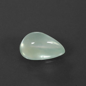 Prehnita verde natural 3,84ct, transparente, transparente/translúcido