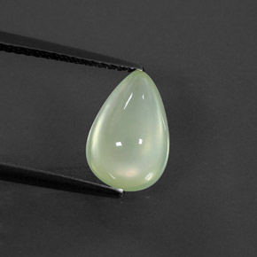Prehnite Verde Natural 2.43ct, Transparente, Transparente/Translúcido