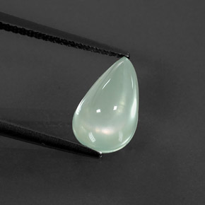 Prehnita verde natural 2,81ct, transparente, transparente/translúcido