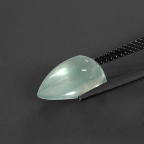 Prehnita verde natural 2,81ct, transparente, transparente/translúcido