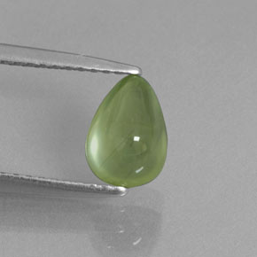 Prehnita verde natural 1,31ct, transparente, transparente/translúcido