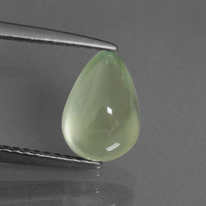 Prehnita verde natural 1,81ct, transparente, transparente/translúcido