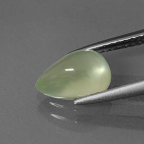 Prehnita verde natural 1,81ct, transparente, transparente/translúcido