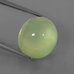 Prehnita verde natural 15,68ct, transparente, transparente/translúcido