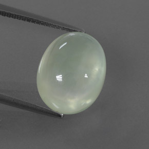 Prehnita verde natural 8,89ct, transparente, transparente/translúcido