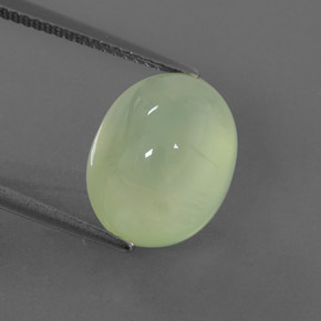 Prehnita verde natural 8,99ct, transparente, transparente/translúcido