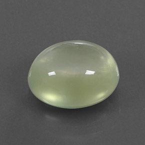 Prehnita verde natural 4,97ct, transparente, transparente/translúcido