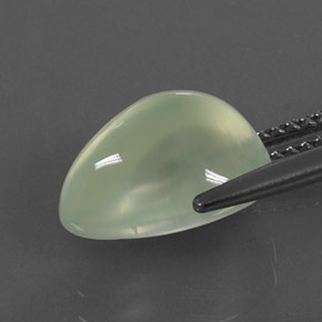 Prehnita verde natural 4,75ct, transparente, transparente/translúcido