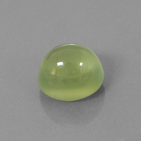Prehnita verde natural 4,17ct, transparente, transparente/translúcido