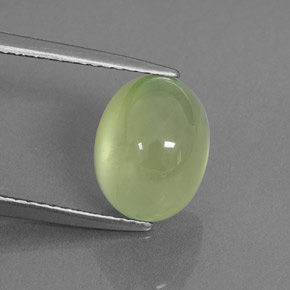 Prehnita verde natural 4,46ct, transparente, transparente/translúcido