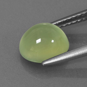 Prehnita verde natural 2,28ct, transparente, transparente/translúcido
