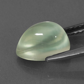 Prehnita verde natural 2,35ct, transparente, transparente/translúcido