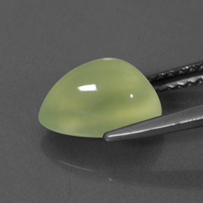 Prehnita verde natural 2,38ct, transparente, transparente/translúcido