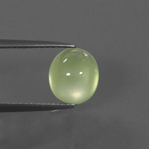 Prehnita verde natural 2,76ct, transparente, transparente/translúcido