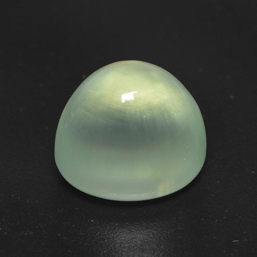 Prehnita verde natural 2,08ct, corte oval, transparente