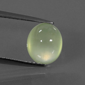 Prehnita verde natural 2,48ct, transparente, transparente/translúcido