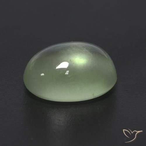 Prehnite Yellow Green  Natural 2.72ct, oval, Transparente
