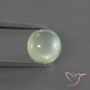 1.86ct Natural Yellow Green  Prehnite, oval, Transparente/Translúcido