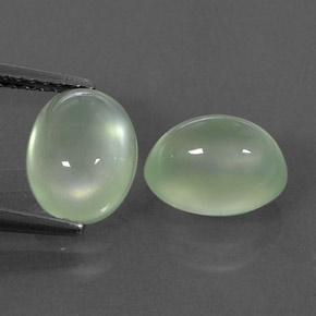 Pedras preciosas de prehnita verde natural de  ct, transparente, transparente/translúcido