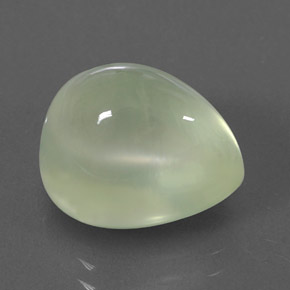 Prehnita verde natural 9,95ct, transparente, transparente/translúcido