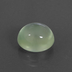 Prehnita verde natural 3,85ct, transparente, transparente/translúcido