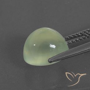 Prehnite Yellow Green  Natural 4.44ct, oval, Transparente/Translúcido