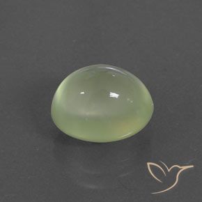 Prehnite Yellow Green  Natural 3.67ct, oval, Transparente/Translúcido