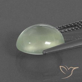 Prehnite Yellow Green  Natural 3.91ct, oval, Transparente/Translúcido