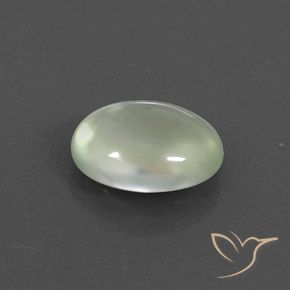 Prehnite Pale Green  Natural 2.68ct, oval, Transparente