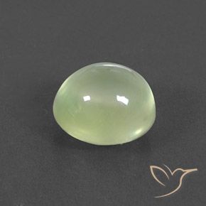 Prehnite Yellow Green  Natural 3.13ct, oval, Transparente/Translúcido