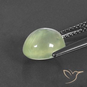 Prehnite Yellow Green  Natural 3.13ct, oval, Transparente/Translúcido