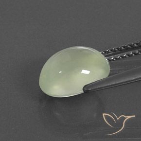 Prehnite Medium Green  Natural 2.60ct, oval, Transparente/Translúcido