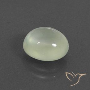 Prehnite Medium Green  Natural 2.64ct, oval, Transparente/Translúcido