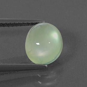 Prehnita verde natural 3,09ct, transparente, transparente/translúcido