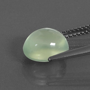 Prehnita verde natural 3,09ct, transparente, transparente/translúcido