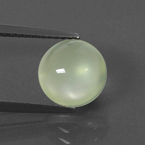 Prehnita verde natural 2,99ct, transparente, transparente/translúcido