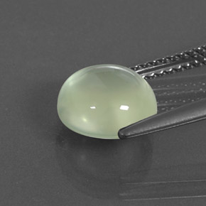Prehnita verde natural 2,99ct, transparente, transparente/translúcido