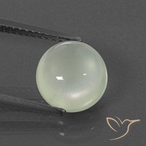 2.83ct Natural Warm Light Green  Prehnite, oval, Transparente/Translúcido