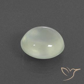 Prehnite Warm Light Green  Natural 2.83ct, oval, Transparente/Translúcido