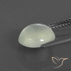 Prehnite Warm Light Green  Natural 2.83ct, oval, Transparente/Translúcido