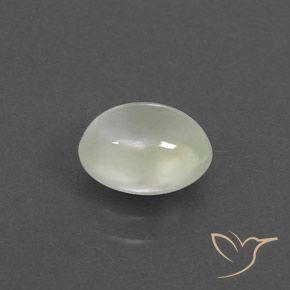 Prehnite Light Green  Natural 1.70ct, oval, Transparente