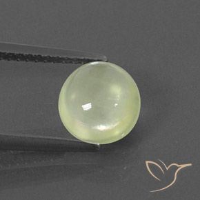 1.84ct Natural Olive Green  Prehnite, oval, Transparente