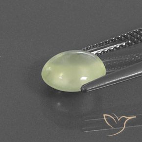 Prehnite Olive Green  Natural 1.84ct, oval, Transparente
