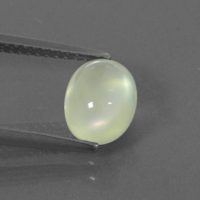 Prehnita verde natural 1,68ct, transparente, transparente/translúcido