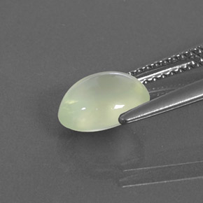 Prehnita verde natural 1,68ct, transparente, transparente/translúcido