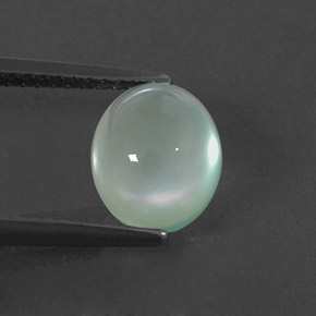 Prehnita verde natural 2,82ct, transparente, transparente/translúcido