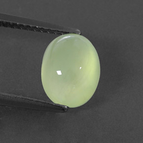 Prehnita verde natural 2,48ct, transparente, transparente/translúcido