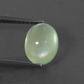 Prehnita verde natural 2,63ct, transparente, transparente/translúcido