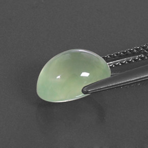 Prehnita verde natural 2,63ct, transparente, transparente/translúcido
